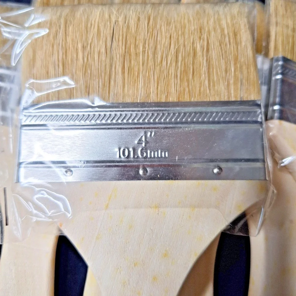 Lot of 10 New Four Inch Paint Brushes
